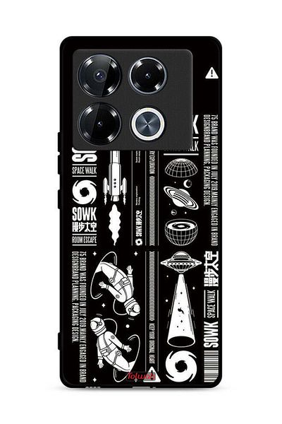Tolwak Infinix Note 40 Pro 5G Protective Case Cover Sowk Space Walk Sticker