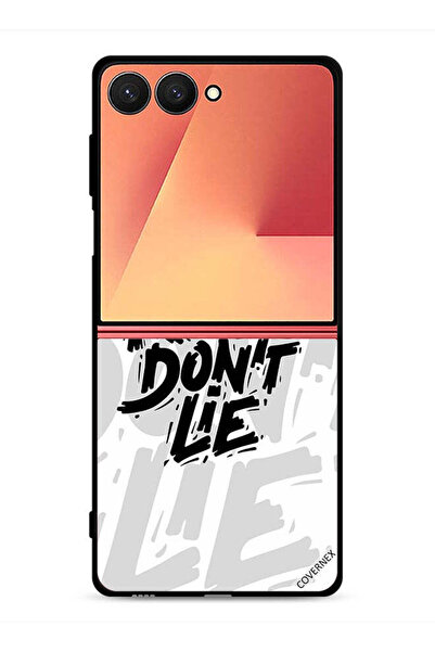 Covernex غطاء حماية لهاتف Samsung Galaxy Z Flip7 بطبعة "أصدقاء الخط لا يكذبون"