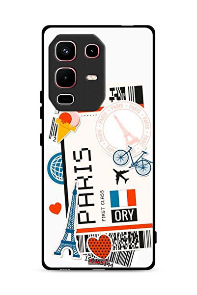 Tolwak غطاء حماية لجهاز Infinix Note 50s، ملصق باريس