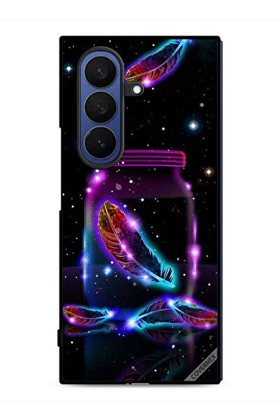 Covernex غطاء حماية لهاتف سامسونج جالاكسي زد فولد 7 بتصميم ريش في جرة