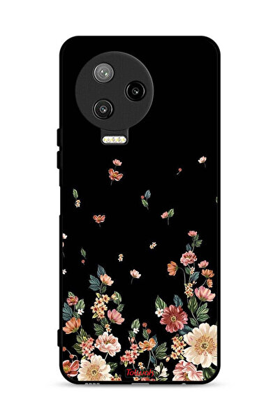Tolwak غطاء حماية لهاتف Infinix Note 12 Pro 4G مزين بزهور صغيرة في الأسفل