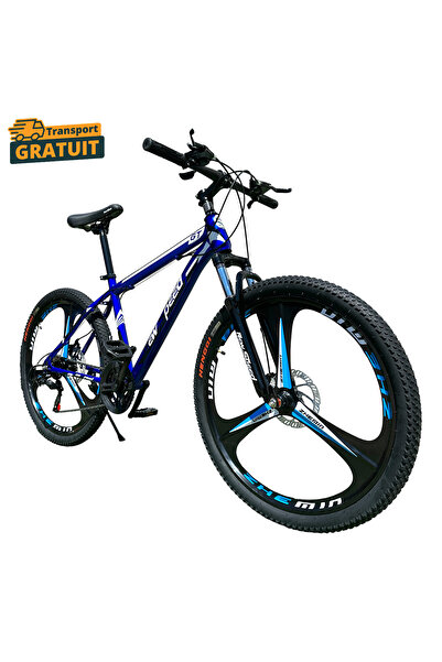 NEW SPEED Bicicletă MTB, roți de 24 inch, 21 de viteze, cadru din oțel, frâne...