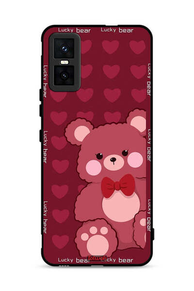 Tolwak غطاء حماية لهاتف Infinix GT 30 Pro بتصميم الدب المحظوظ