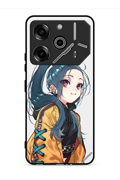 Covernex غطاء حماية لهاتف تكنو بوفا 6 برو 5G، فتاة لطيفة تشعر بالبرد