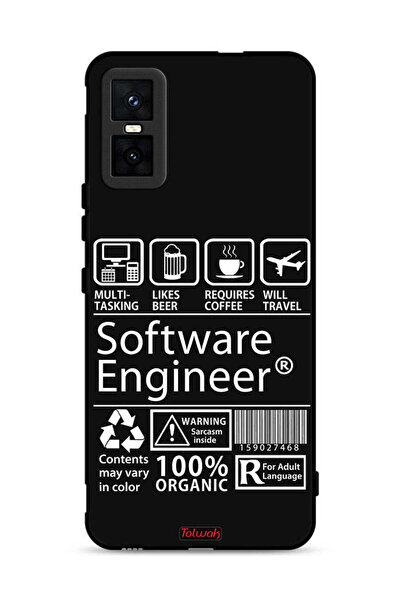 Tolwak غطاء حماية لجهاز Infinix GT 30 Pro - ملصق مهندس برمجيات