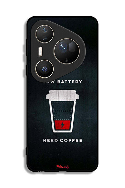 Tolwak غطاء حماية فائق من هواوي بيورا 80، بطارية منخفضة، يحتاج إلى قهوة