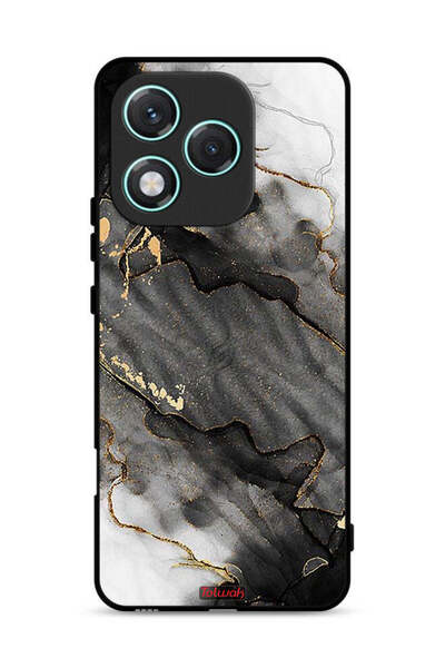 Tolwak غطاء حماية لهاتف Honor 400 Lite بلون رخامي لامع