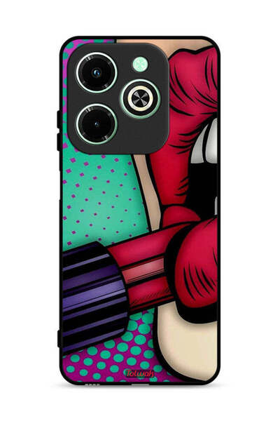 Tolwak غطاء حماية أحمر شفاه لهاتف Infinix Hot 40i 4G