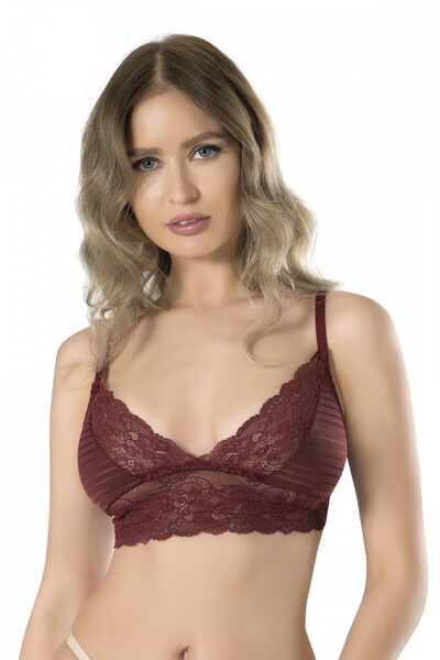 Anastasia Underwear Σουτιέν δαντέλας Bralet που αγκαλιάζει το σώμα με απαλή κ...