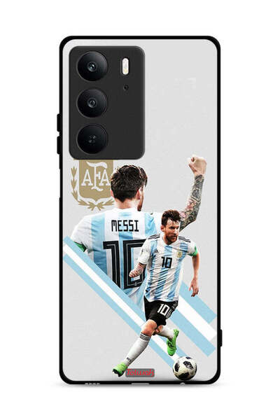 Tolwak غطاء حماية لهاتف Realme C75 4G برسومات ليو ميسي
