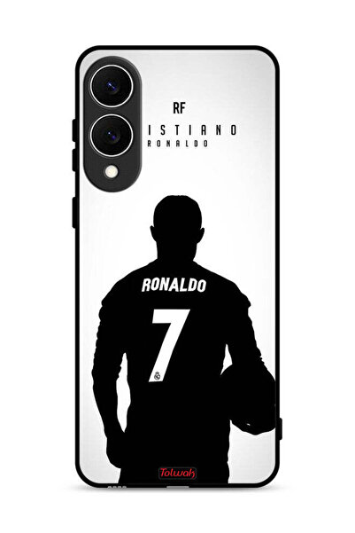 Tolwak غطاء حماية لهاتف سامسونج جالاكسي S25 إيدج بقناع كريستيانو رونالدو