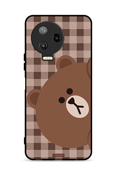 Tolwak غطاء حماية لهاتف Infinix Note 12 Pro 4G بتصميم دب تيدي