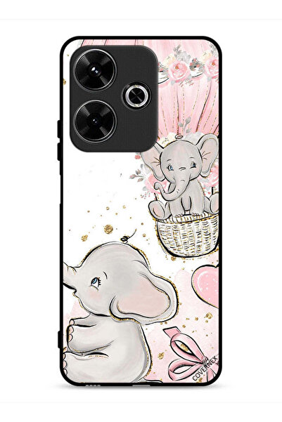 Covernex غطاء حماية لهاتف شاومي ريدمي 13 4G برسومات فيلة صغيرة