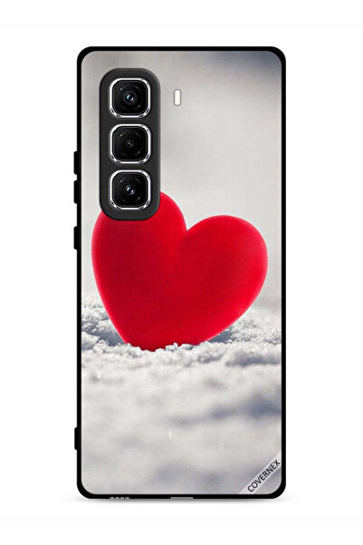 Covernex غطاء حماية لهاتف Infinix Hot 50 Pro 4G بتصميم قلب أحمر جميل