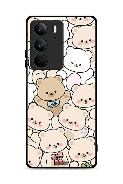 Tolwak غطاء حماية بنقشة دببة لهاتف Realme C75 4G