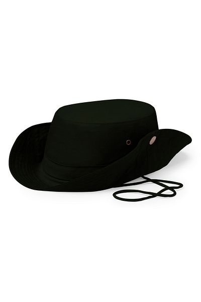 REMSA Cotton Safari Hat Bucket Hat Rşbuc-03 Black