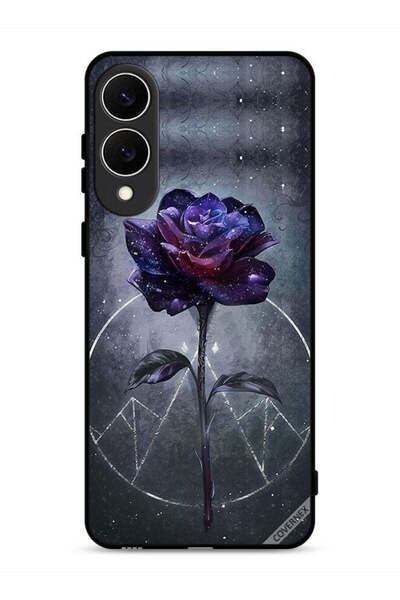 Covernex غطاء حماية لهاتف Samsung Galaxy S25 Edge بخلفية زهور داكنة