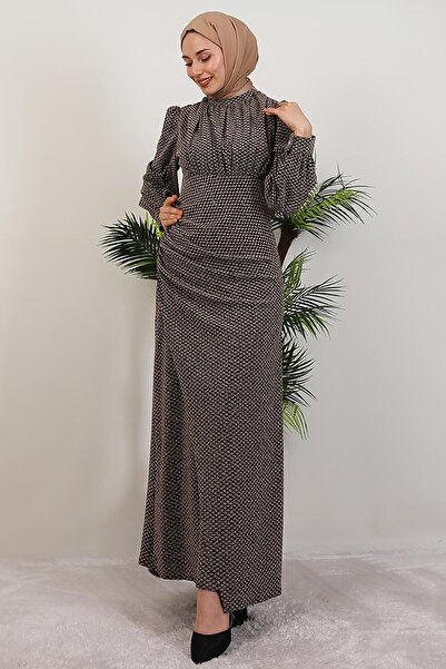 GİYZAMİLA Beyda Φόρεμα Hijab Καφέ