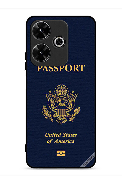 Covernex غطاء حماية لهاتف شاومي ريدمي 13 4G بنمط جواز السفر الأمريكي