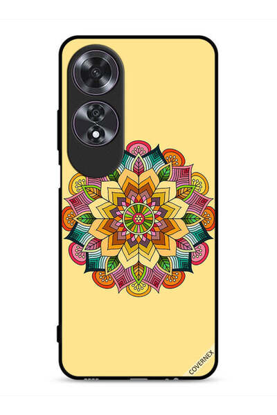 Covernex غطاء حماية لهاتف Oppo A60 بنمط ماندالا دائري