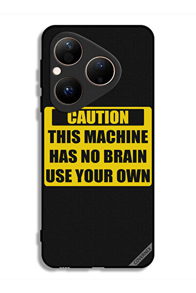 Covernex غطاء حماية لهاتف هواوي بيورا 80 تحذير: هذا الجهاز لا يحتوي على دماغ ...