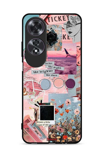 Tolwak Oppo A60 Protective Case Cover The Darker The Night The Brighter The Stars