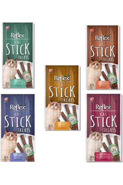 Reflex Stick Karışık Ödül Maması Seti 5li Paket