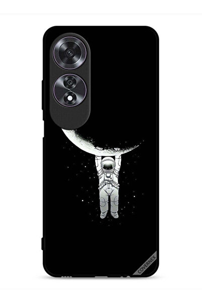 Covernex Oppo A60 Protective Case Cover Astronaut Hanging On Moon Photographi...