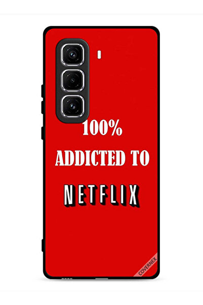 Covernex غطاء حماية لهاتف Infinix Hot 50 Pro 4G، مدمن على Netflix بنسبة 100%