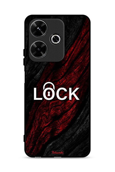 Tolwak غطاء حماية لهاتف Xiaomi Redmi 13 4G مع قفل