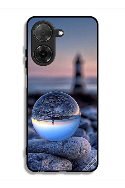 Covernex غطاء حماية لهاتف Xiaomi Redmi A5 4G، تصوير رائع للطبيعة في زجاج دائري