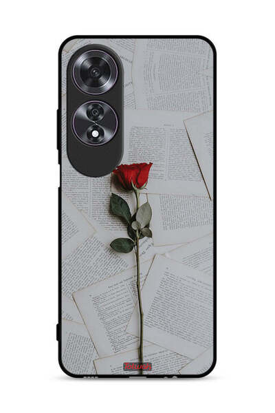 Tolwak غطاء حماية لهاتف Oppo A60 وردي على ورق