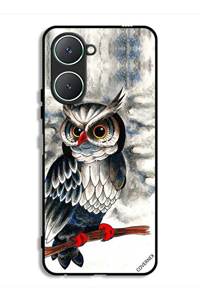 Covernex Vivo Y18i 4G Protective Case Cover Owl Drawing Art