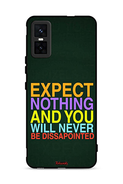 Tolwak Infinix GT 30 Pro Protective Case Cover Expect Nothing And You Will Ne...