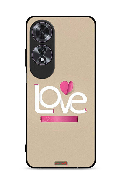Tolwak Oppo A60 Protective Case Cover Love Art