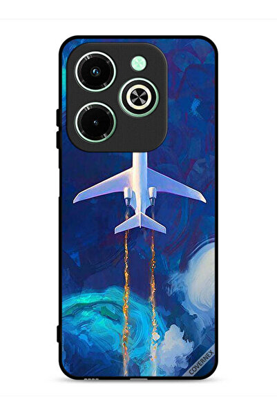 Covernex غطاء حماية لهاتف Infinix Hot 40i 4G برسومات طائرة