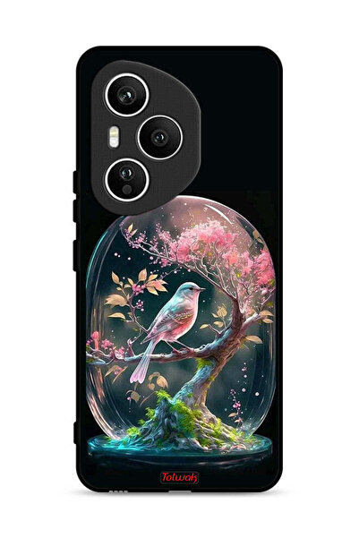 Tolwak غطاء حماية لهاتف Honor 400 Pro بتصميم طائر في جرة