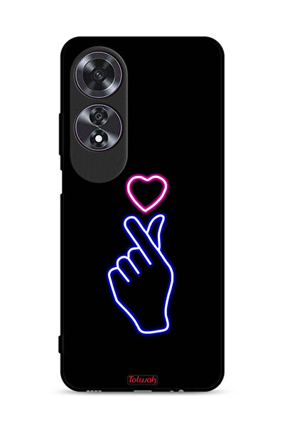 Tolwak غطاء حماية Oppo A60 بتصميم قلب سريع