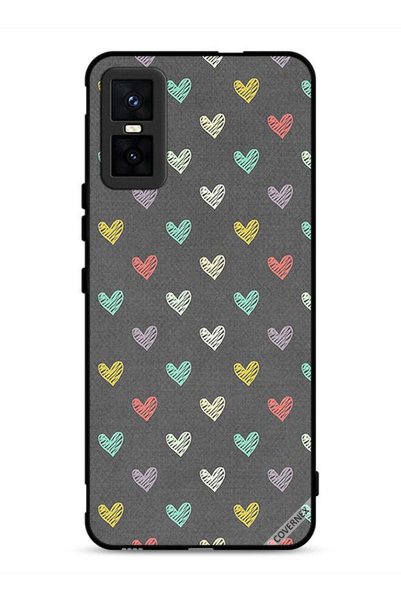 Covernex غطاء حماية لهاتف Infinix GT 30 Pro بنقشة قلوب صغيرة