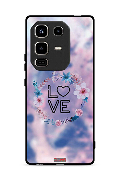 Tolwak غطاء حماية لهاتف Infinix Note 50 Pro 4G برسومات زهور الحب وخاتم فني