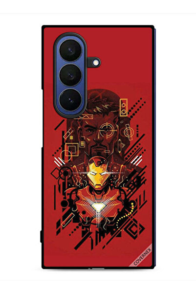 Covernex غطاء حماية لهاتف Samsung Galaxy Z Fold7 برسومات الرجل الحديدي