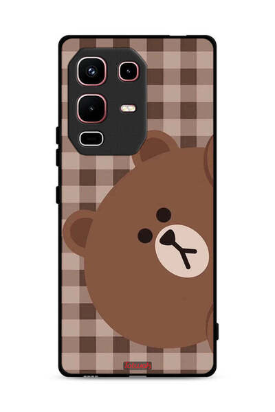 Tolwak غطاء حماية لهاتف Infinix Note 50s بتصميم دب