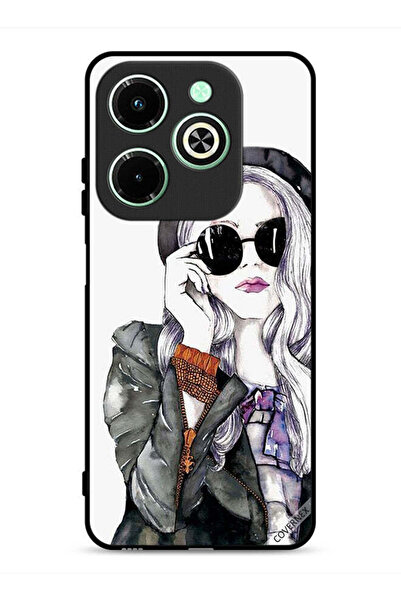 Covernex غطاء حماية لهاتف Infinix Hot 40i 4G بتصميم فتاة أنيقة وجذابة