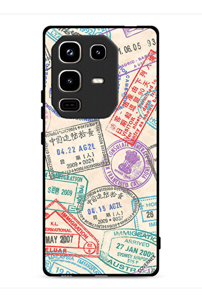 Covernex غطاء حماية لهاتف Infinix Note 50 Pro 4G بنقشة طوابع السفر