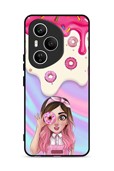 Tolwak غطاء حماية لهاتف Honor 400 Pro يحمل صورة دونات