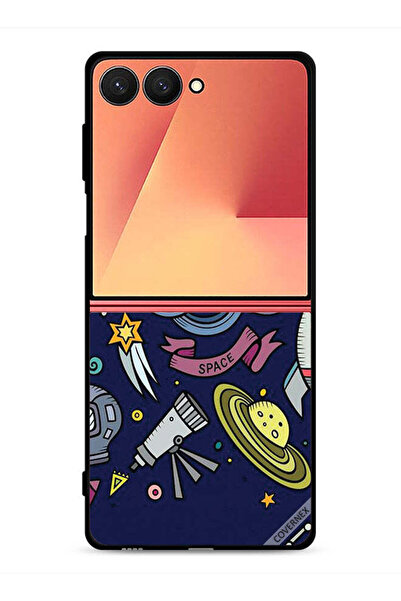 Covernex غطاء حماية بتصميم فني فضائي من سامسونج جالكسي زد فليب 7