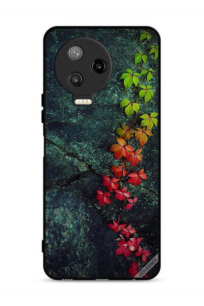 Covernex غطاء حماية لهاتف Infinix Note 12 Pro 4G بأوراق جميلة