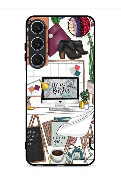 Covernex غطاء حماية لهاتف Samsung Galaxy A26 مع مشبك فني من Boss Babe