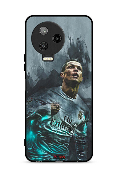 Tolwak غطاء حماية لهاتف Infinix Note 12 Pro 4G برسومات كريستيانو رونالدو