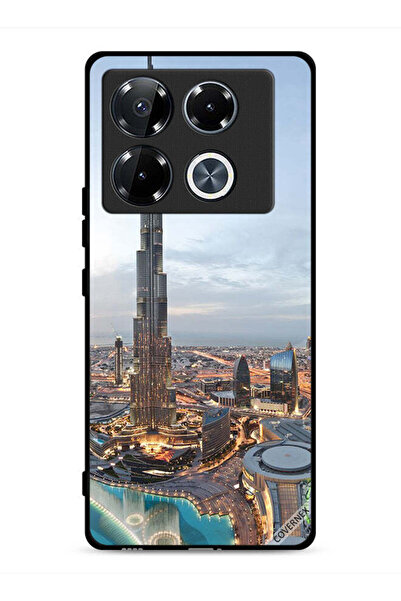 Covernex غطاء حماية لهاتف إنفينيكس نوت 40 برو 5G، منظر جميل لوسط مدينة دبي